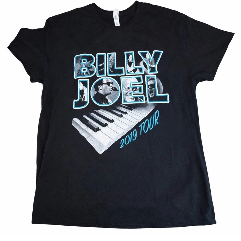 Billy Joel 2019 Tour  Black T-Shirt XL